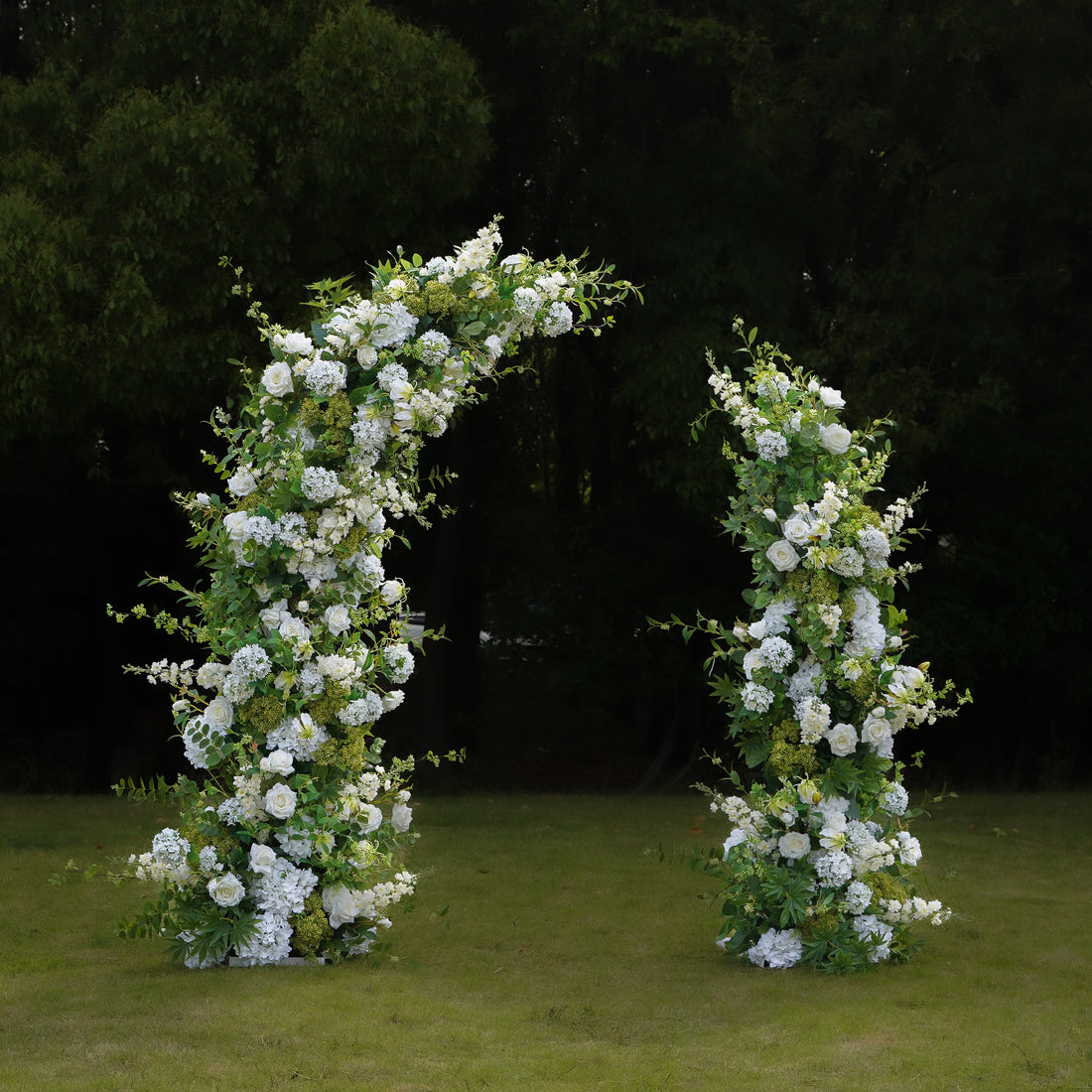 W034:2023 New Wedding Party Background Floral Arch Decoration Including Frame Rose Morning