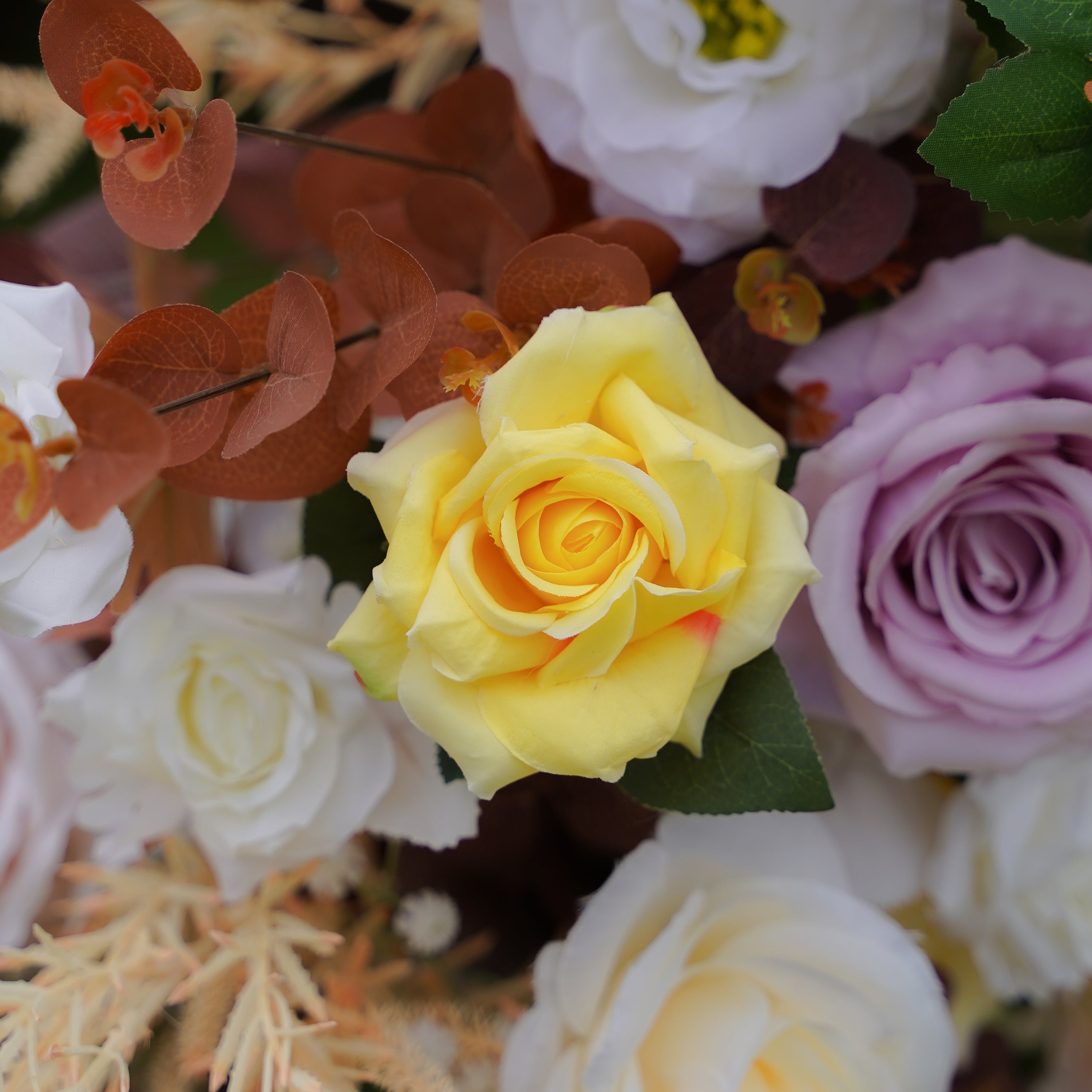 Fanny:2023 New Wedding Party Background Floral Arch Decoration Including Frame Rose Morning