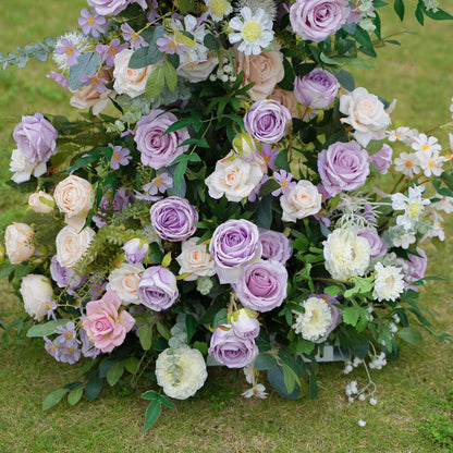 Lia:2023 New Wedding Background Floral Arch Including Frame -R963 Rose Morning