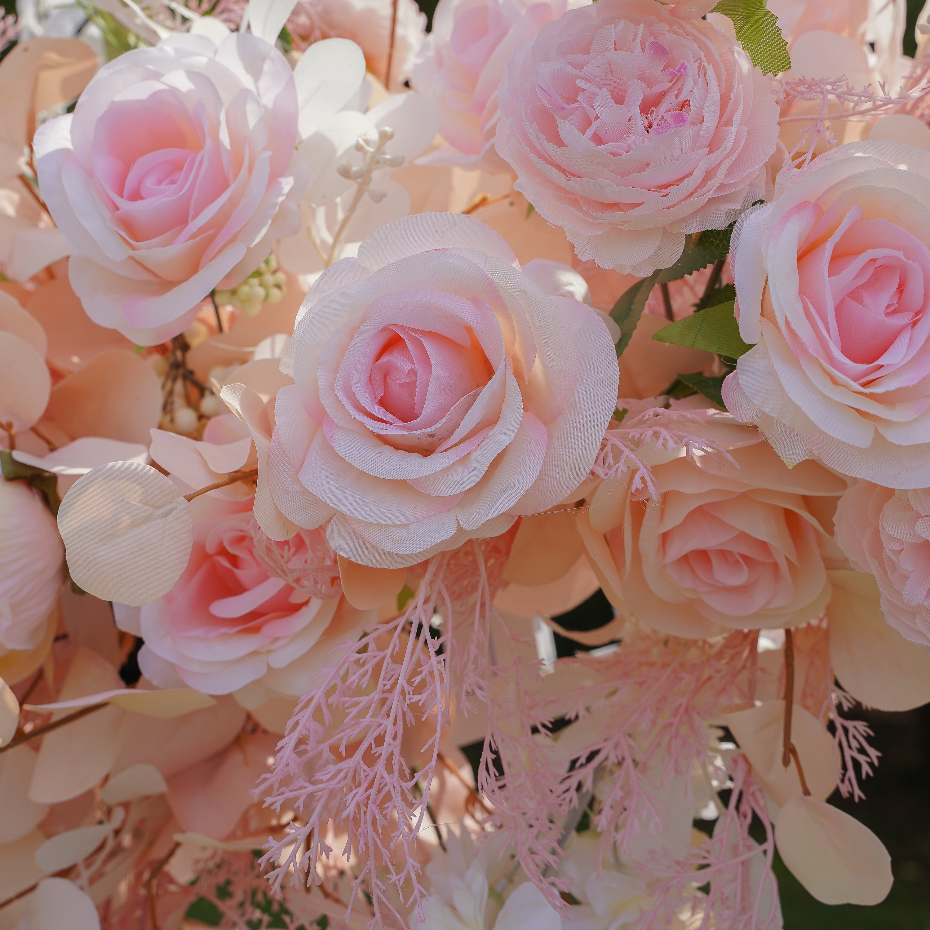 Keira:2023 New Wedding Party Background Floral Arch Decoration Including Frame Rose Morning