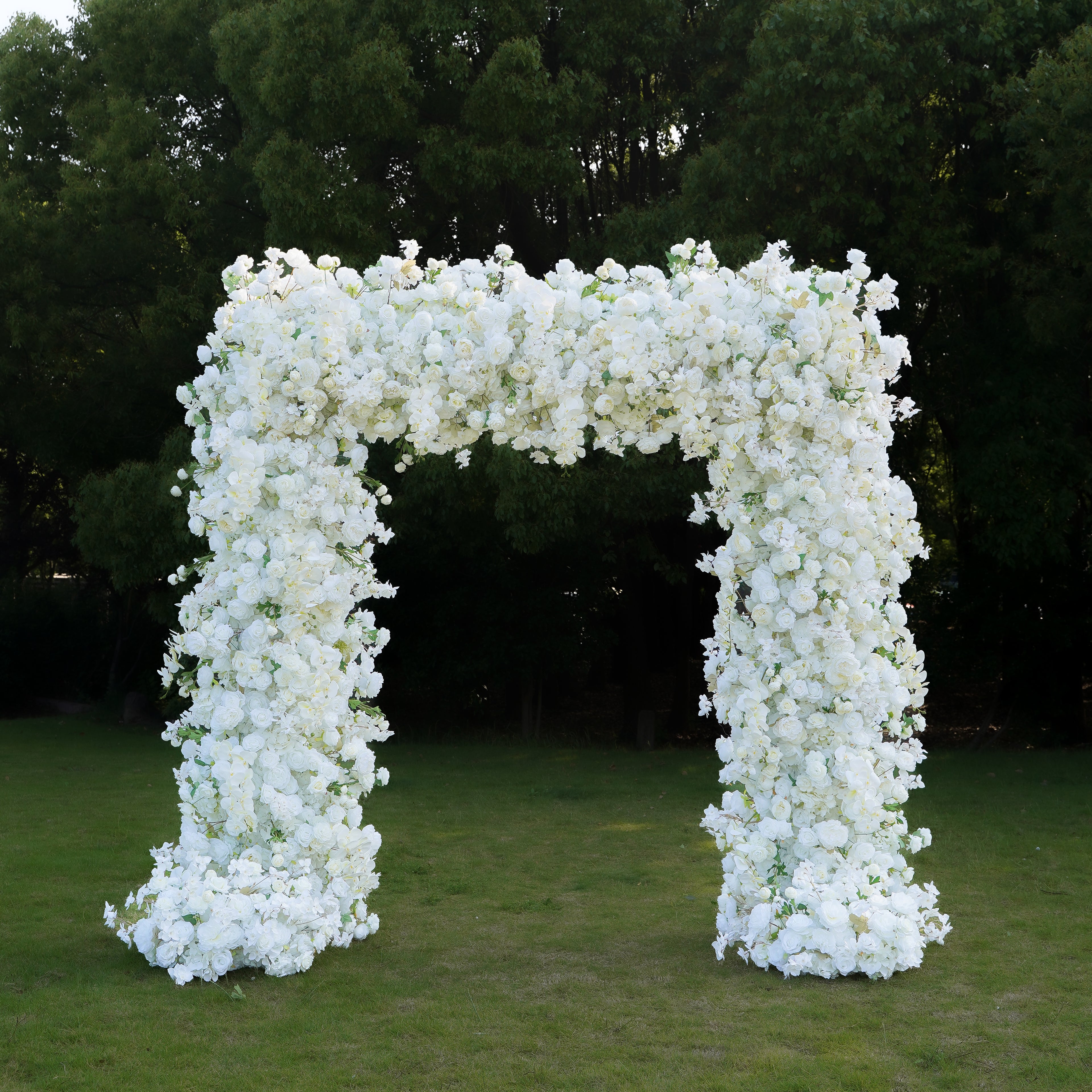 Pure:2023 New Wedding Party Background Floral Arch Decoration include Frame --R976 Rose Morning