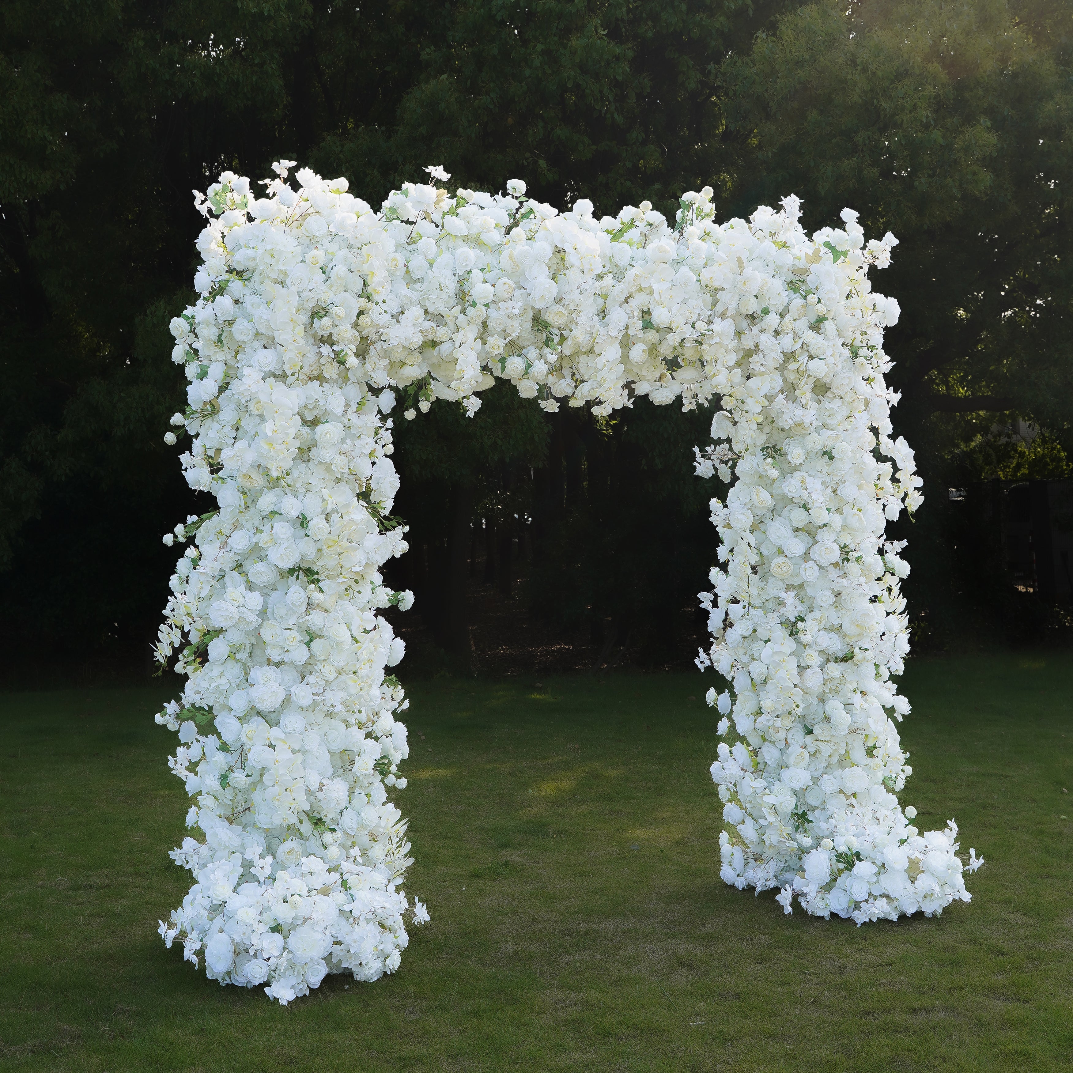Pure:2023 New Wedding Party Background Floral Arch Decoration include Frame --R976 Rose Morning