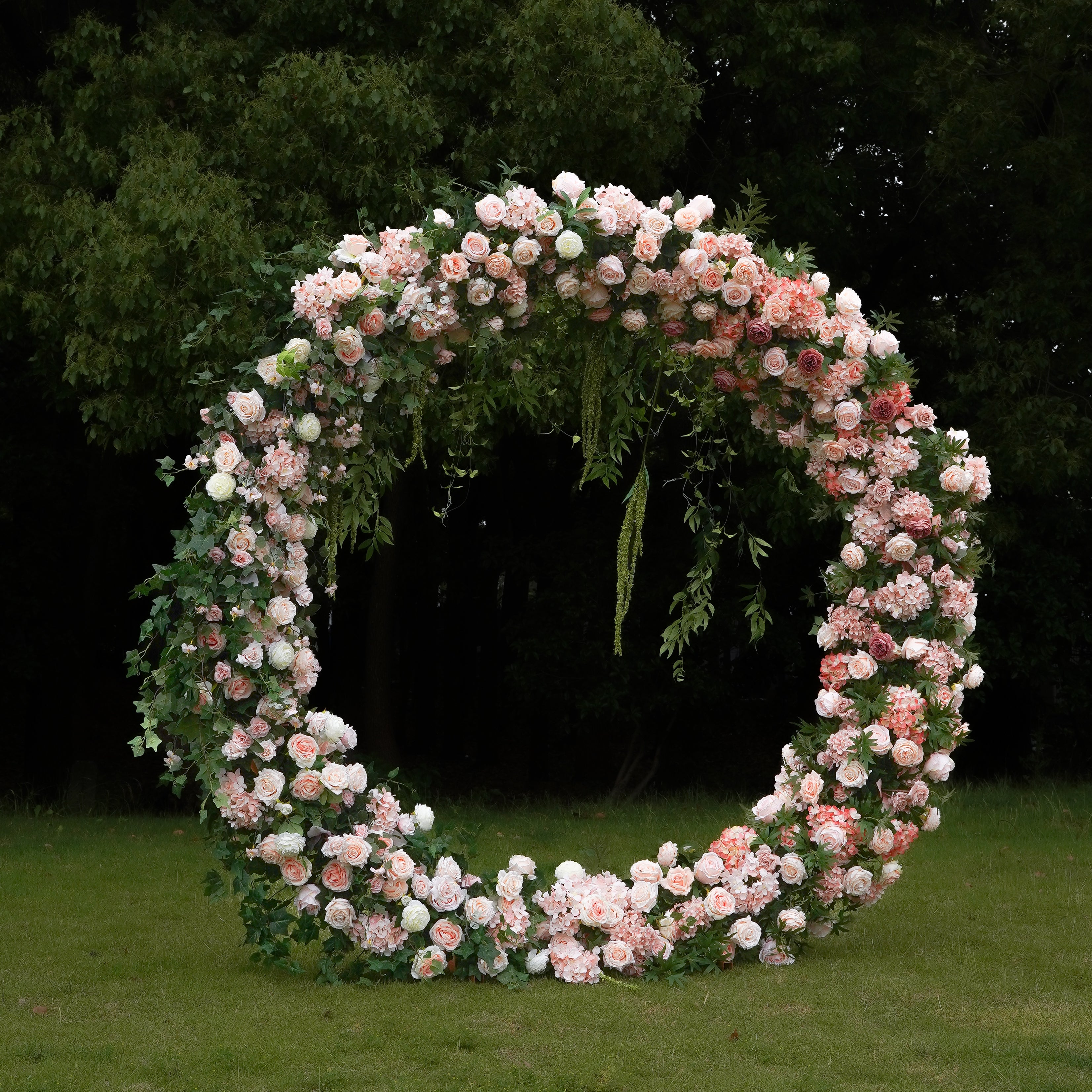 Beryl:2023 New Wedding Party Background Floral Arch Decoration Including Frame Rose Morning