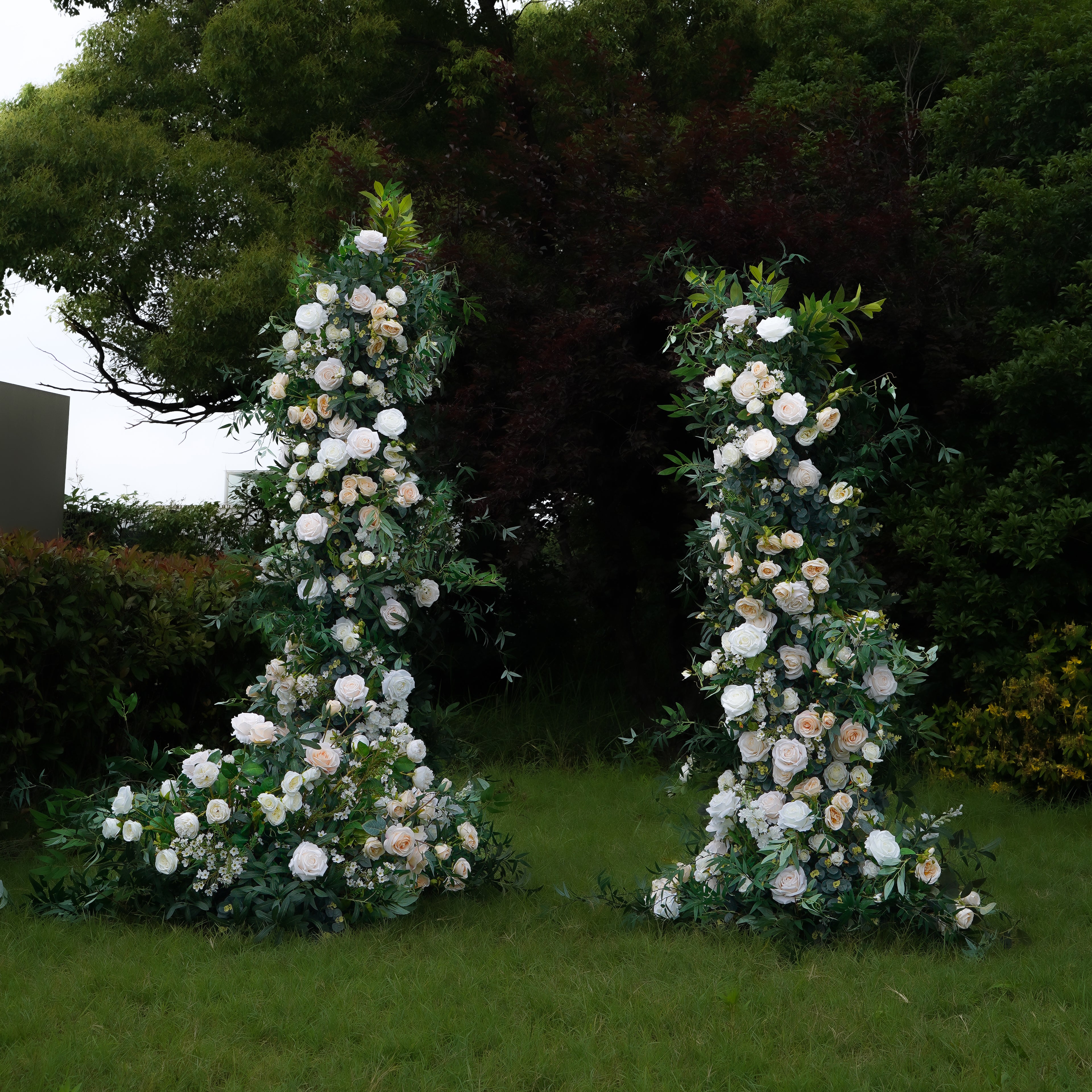 Kaia : 2023 New Wedding Party Background Floral Arch Decoration Including Frame -R984 Rose Morning