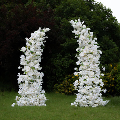 Q003:2023 New Wedding Party Background Floral Arch Decoration Including Frame