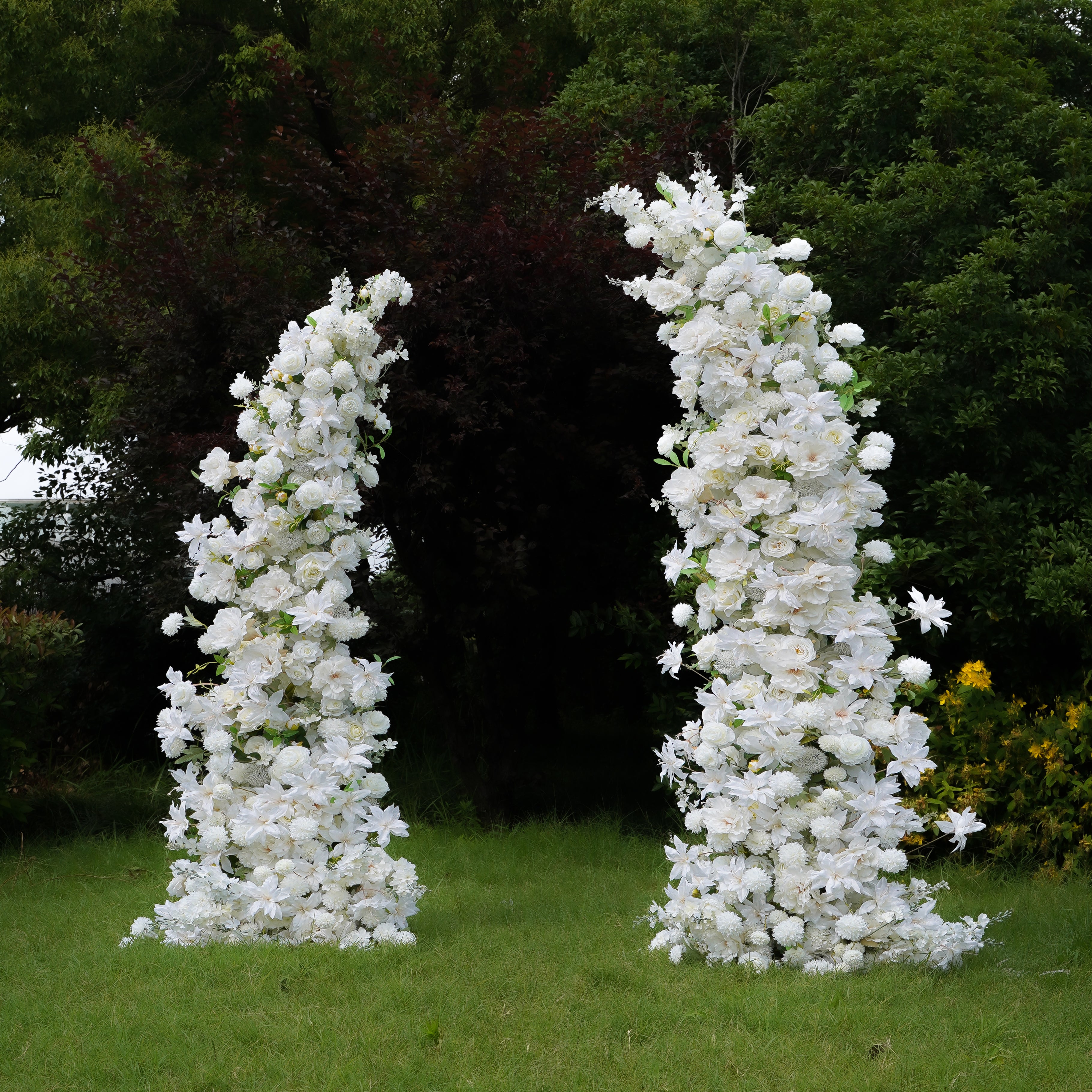 Q003:2023 New Wedding Party Background Floral Arch Decoration Including Frame