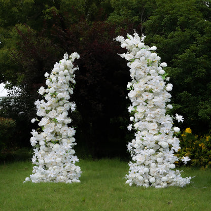 Q003:2023 New Wedding Party Background Floral Arch Decoration Including Frame