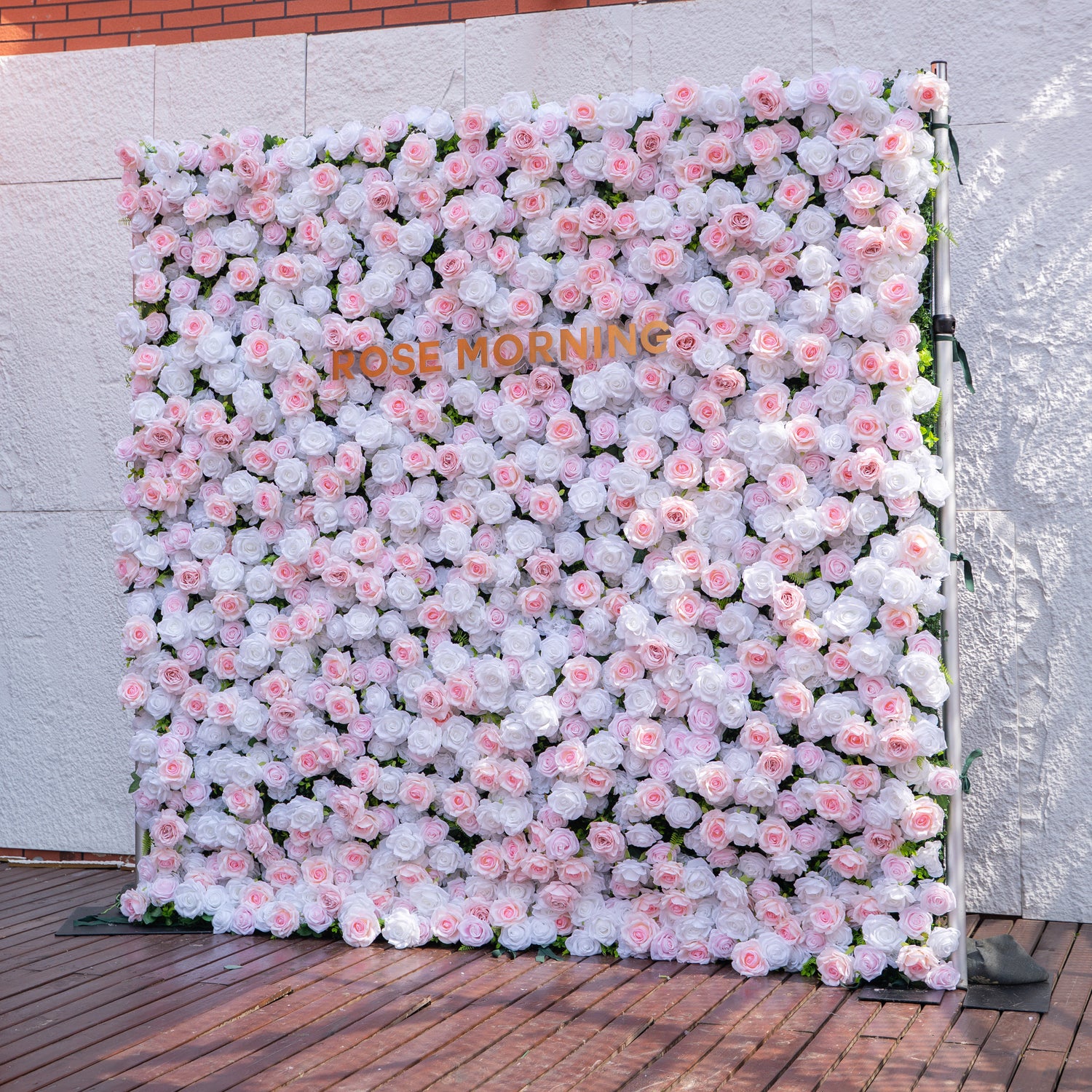 SS22：5D Unique Limited Fabric Artificial rolling up curtain flower wall （The ONLY ONE piece in the world）(Ready to ship-Only USA)