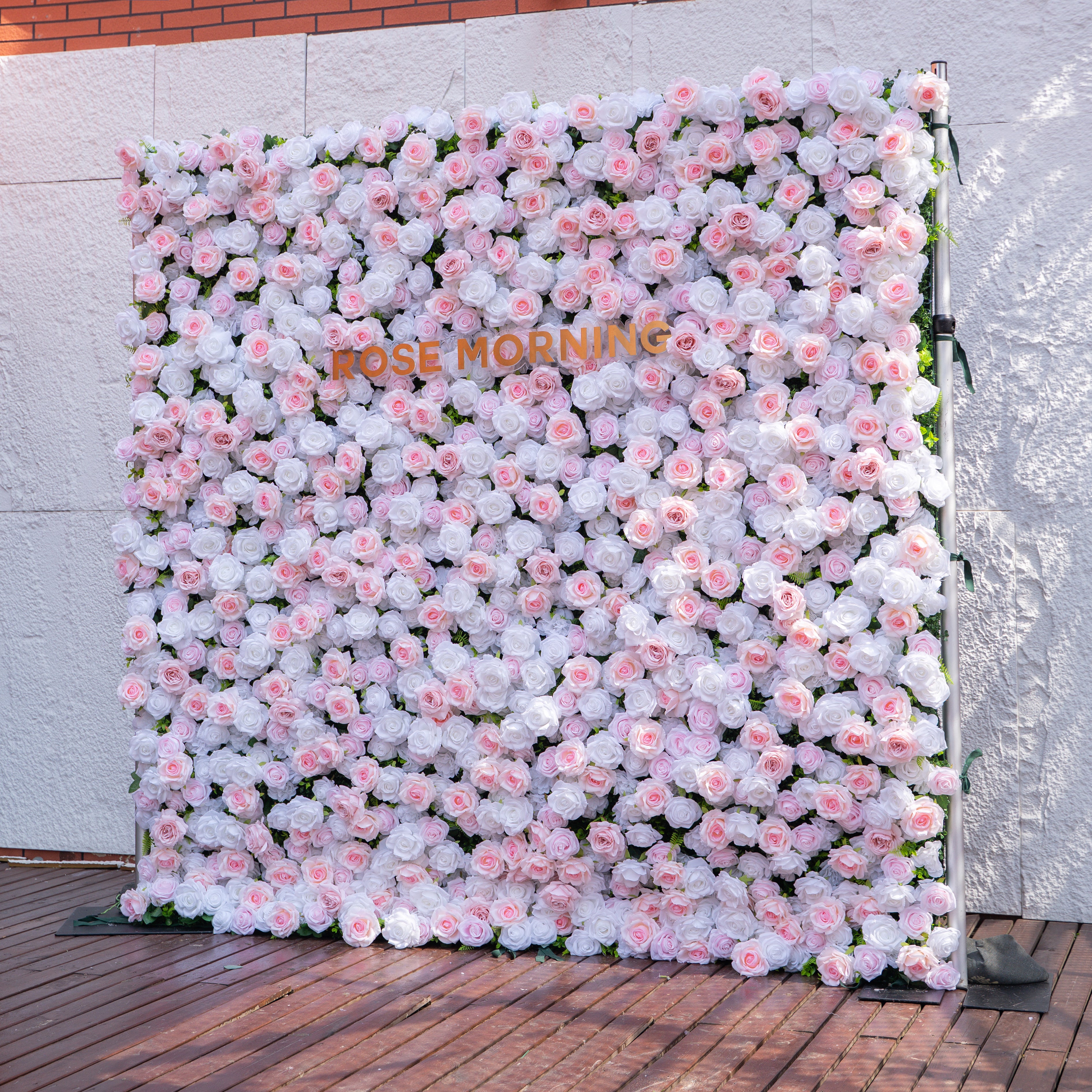 SS22：5D Unique Limited Fabric Artificial rolling up curtain flower wall （The ONLY ONE piece in the world）(Ready to ship-Only USA)