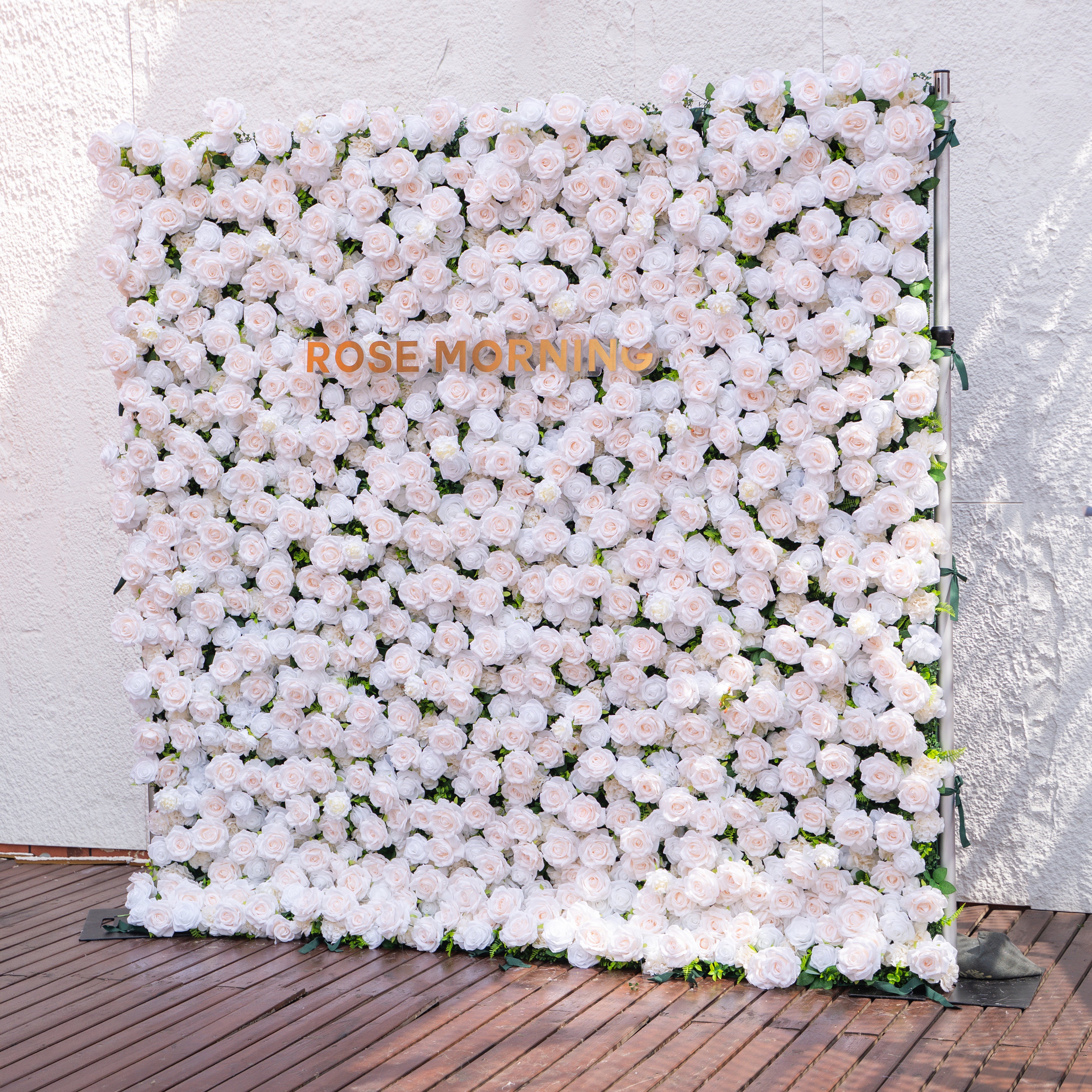 SS21：5D Unique Limited Fabric Artificial rolling up curtain flower wall （The ONLY ONE piece in the world）(Ready to ship-Only USA)