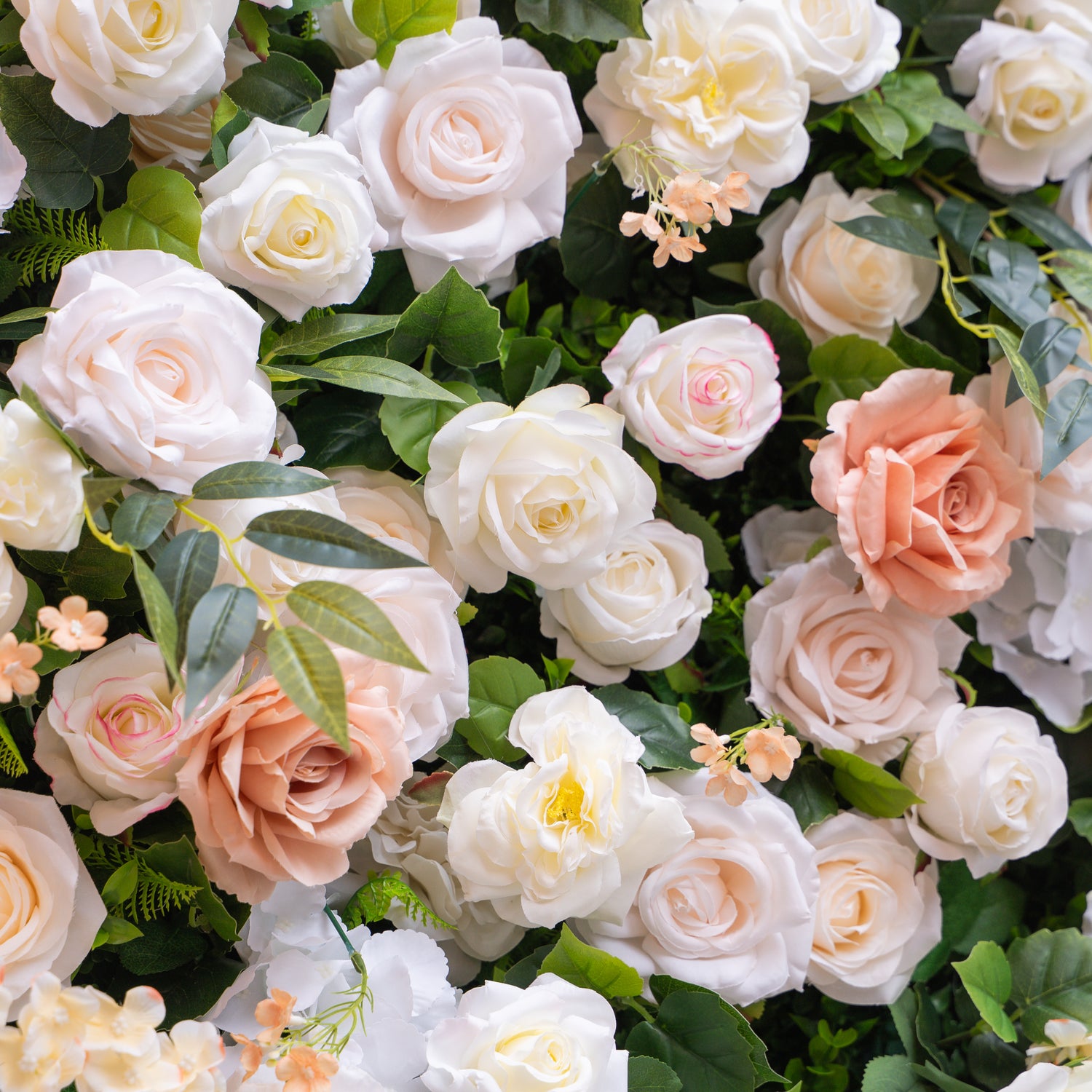 SS04：5D Unique Limited Fabric Artificial rolling up curtain flower wall （The ONLY ONE piece in the world）(Ready to ship-Only USA)