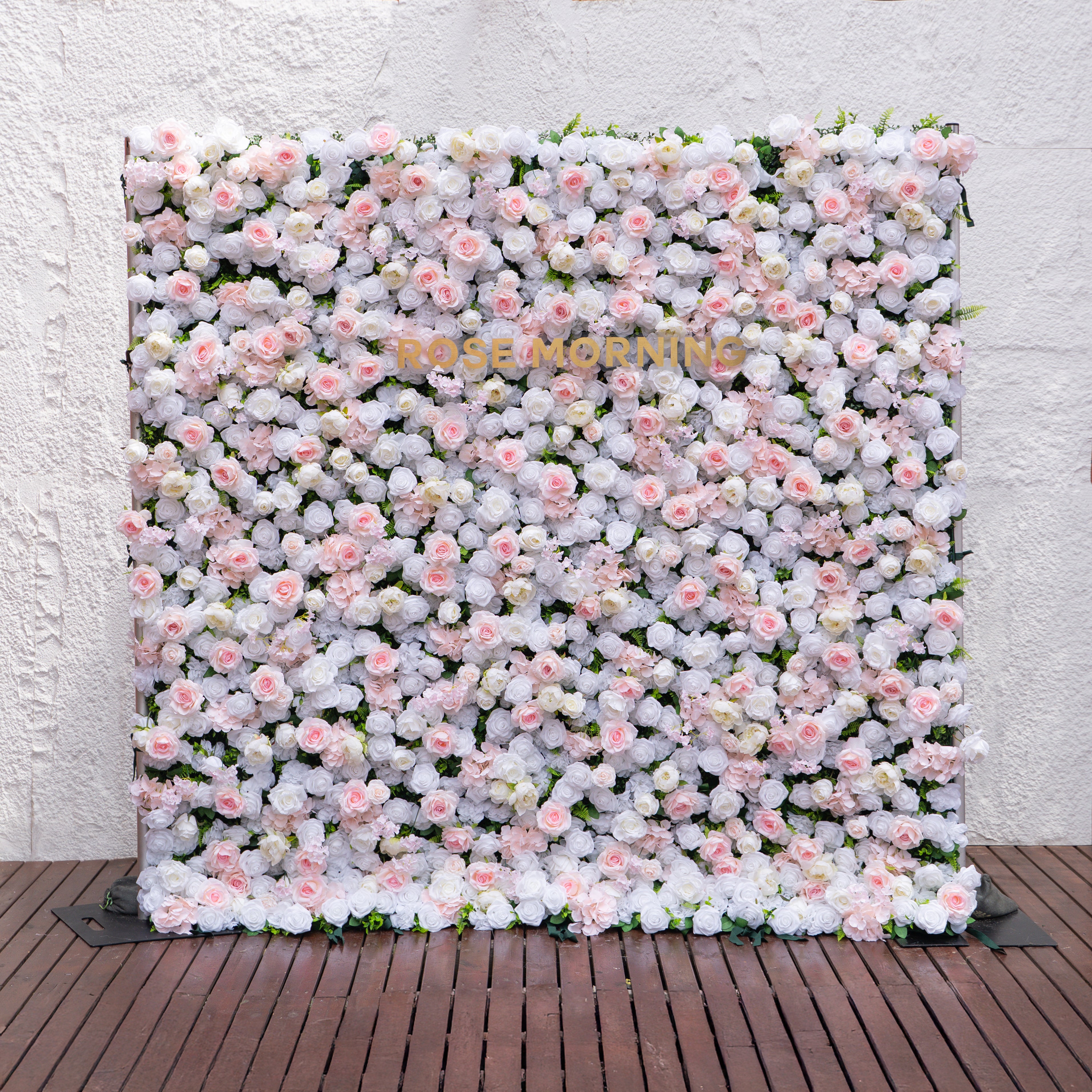 SS10：5D Unique Limited Fabric Artificial rolling up curtain flower wall （The ONLY ONE piece in the world）(Ready to ship-Only USA)
