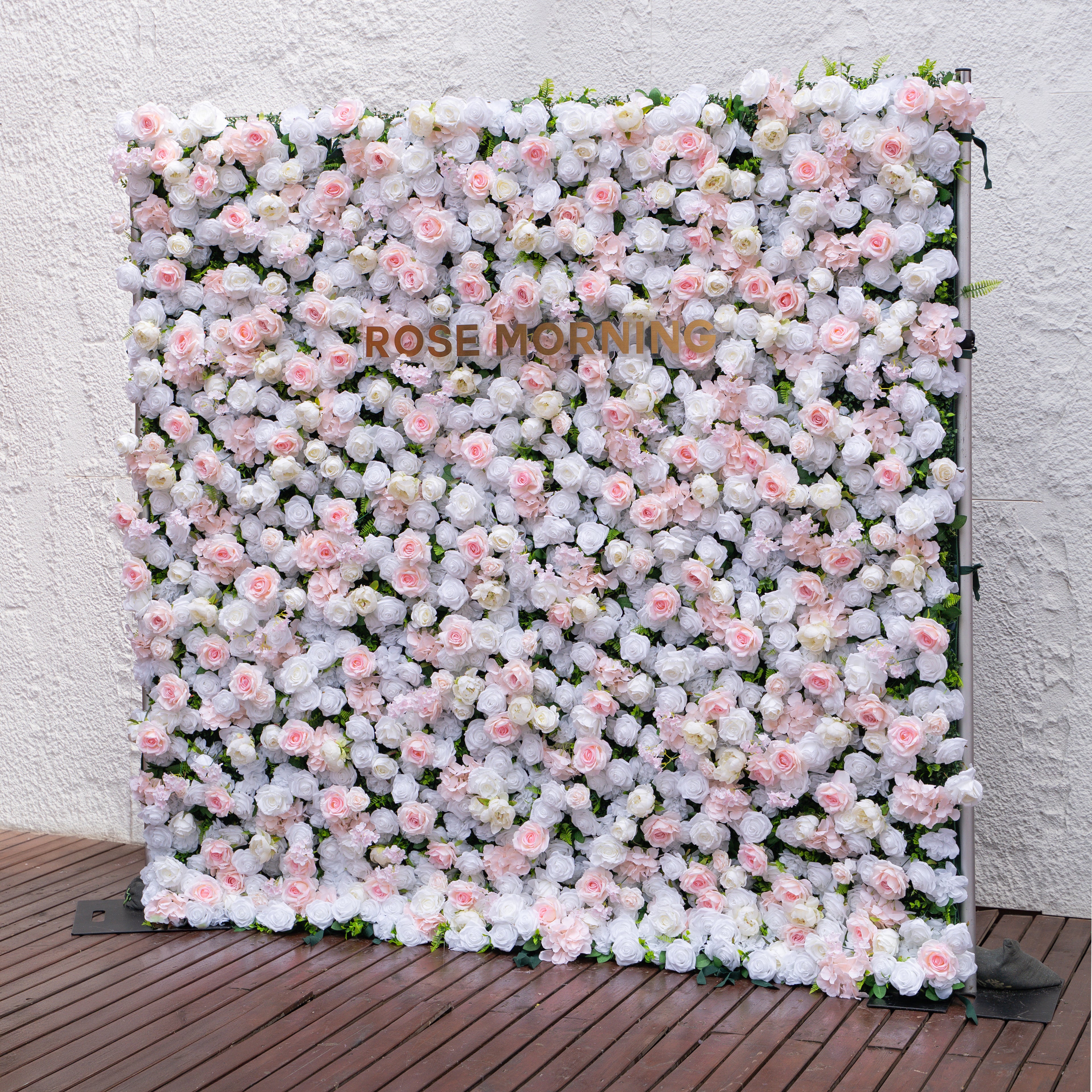 SS10：5D Unique Limited Fabric Artificial rolling up curtain flower wall （The ONLY ONE piece in the world）(Ready to ship-Only USA)