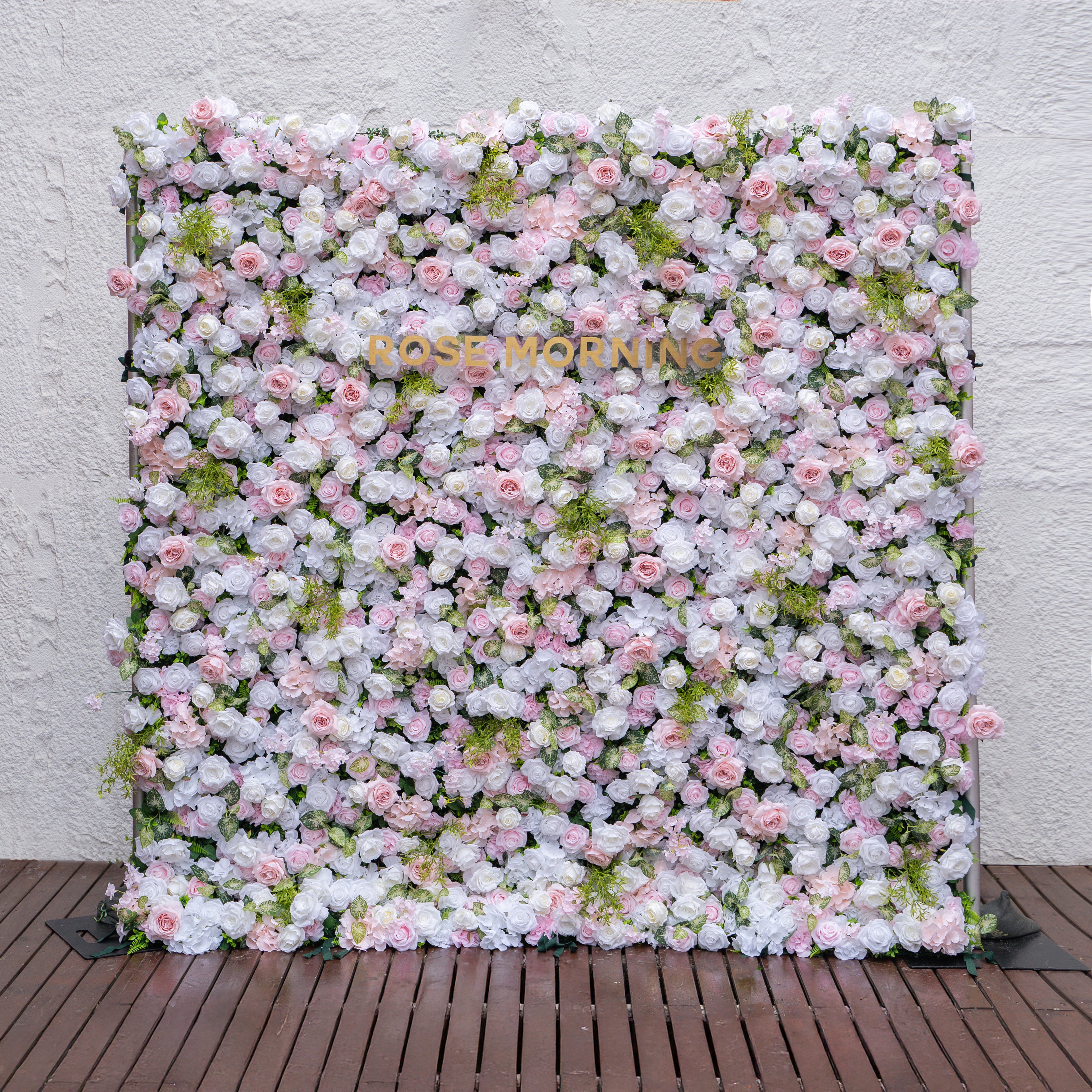 SS12：5D Unique Limited Fabric Artificial rolling up curtain flower wall （The ONLY ONE piece in the world）(Ready to ship-Only USA)