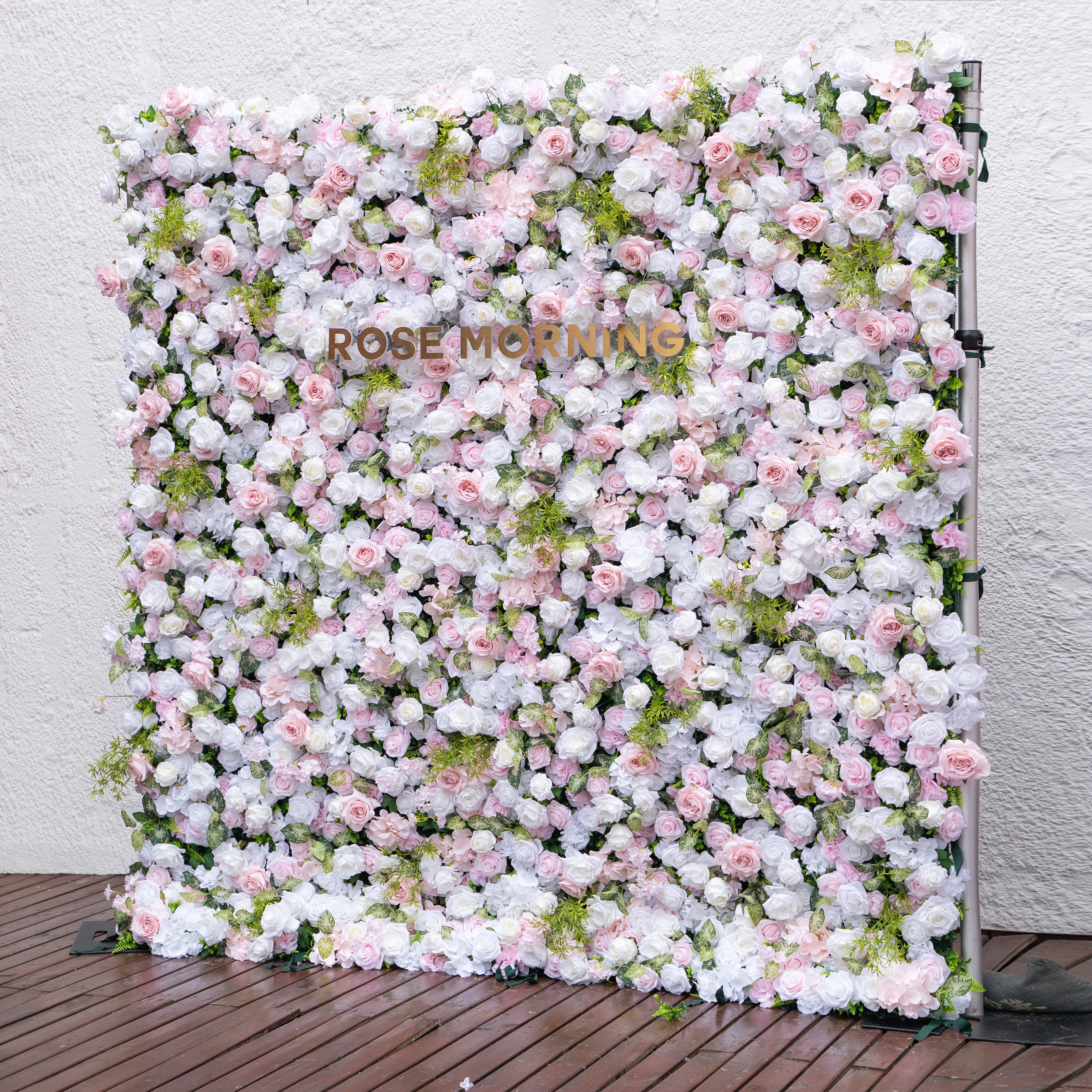 SS12：5D Unique Limited Fabric Artificial rolling up curtain flower wall （The ONLY ONE piece in the world）(Ready to ship-Only USA)