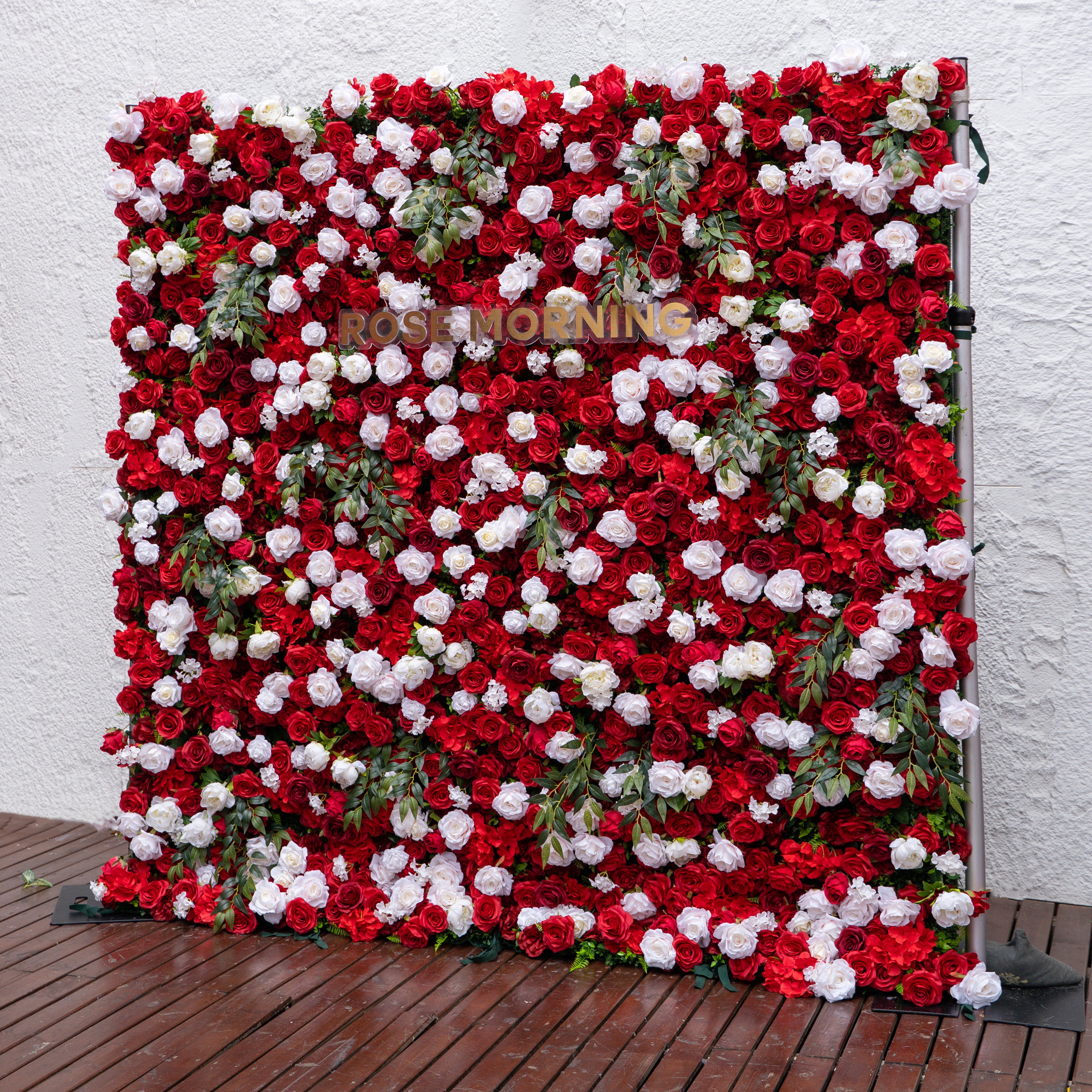 SS18：5D Unique Limited Fabric Artificial rolling up curtain flower wall （The ONLY ONE piece in the world）(Ready to ship-Only USA)