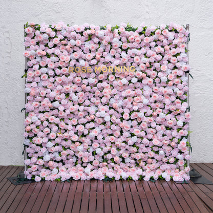 SS23：5D Unique Limited Fabric Artificial rolling up curtain flower wall （The ONLY ONE piece in the world）(Ready to ship-Only USA)