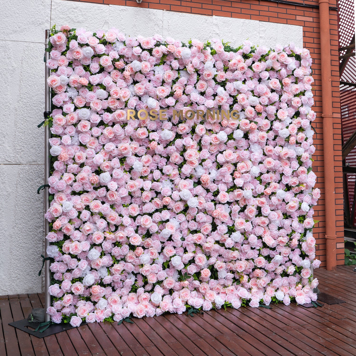 SS23：5D Unique Limited Fabric Artificial rolling up curtain flower wall （The ONLY ONE piece in the world）(Ready to ship-Only USA)