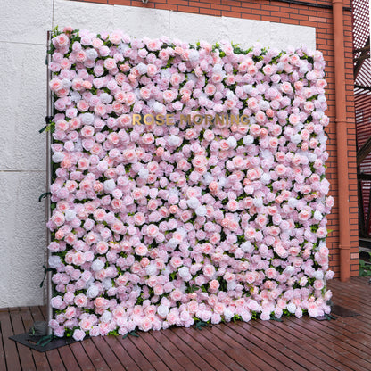 SS23：5D Unique Limited Fabric Artificial rolling up curtain flower wall （The ONLY ONE piece in the world）(Ready to ship-Only USA)