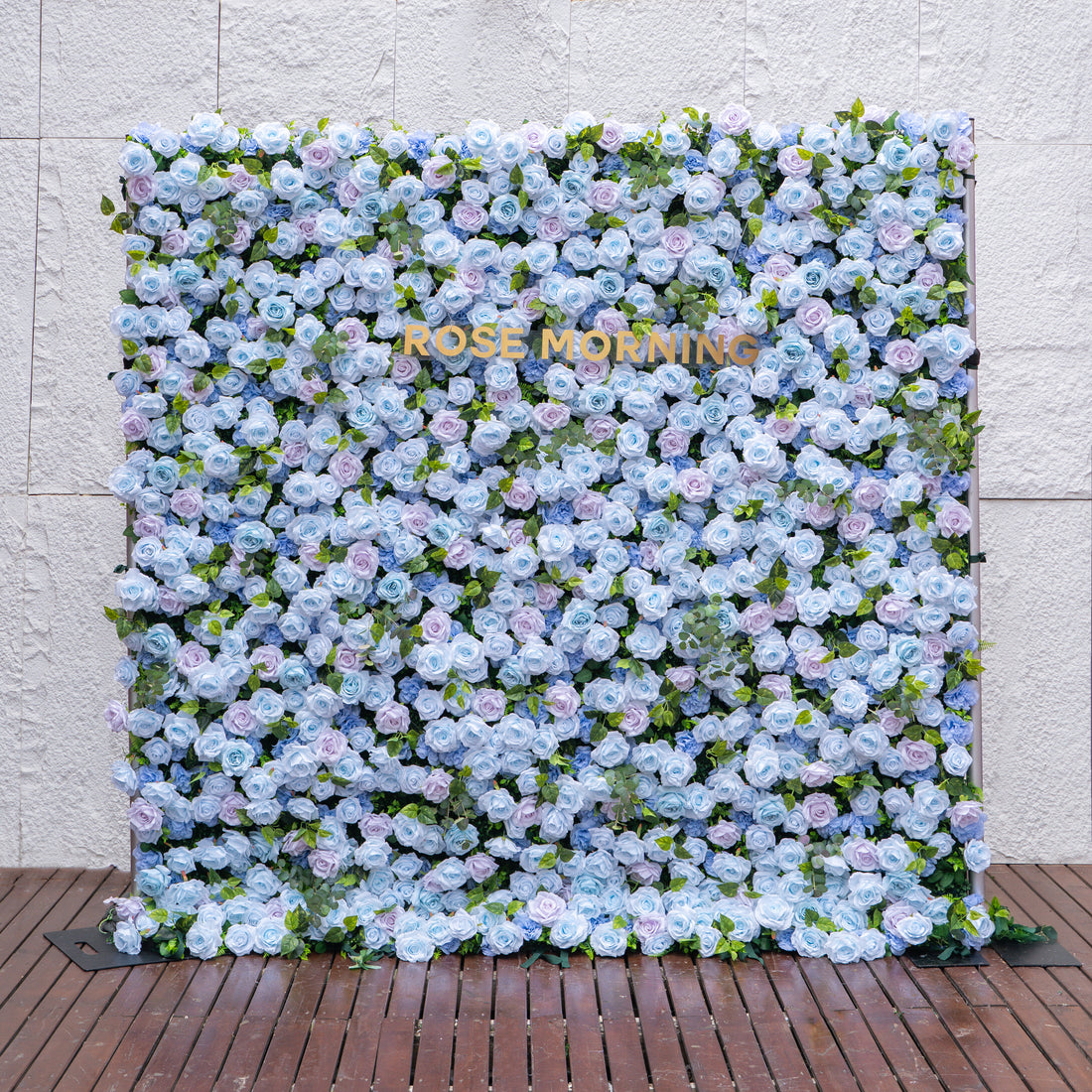 SS26：5D Unique Limited Fabric Artificial rolling up curtain flower wall （The ONLY ONE piece in the world）(Ready to ship-Only USA)
