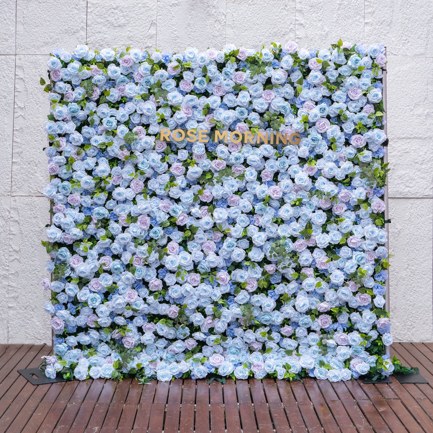 SS26：5D Unique Limited Fabric Artificial rolling up curtain flower wall （The ONLY ONE piece in the world）(Ready to ship-Only USA)