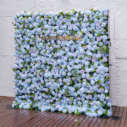 SS26：5D Unique Limited Fabric Artificial rolling up curtain flower wall （The ONLY ONE piece in the world）(Ready to ship-Only USA)