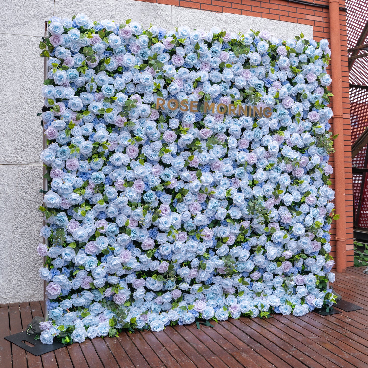 SS26：5D Unique Limited Fabric Artificial rolling up curtain flower wall （The ONLY ONE piece in the world）(Ready to ship-Only USA)