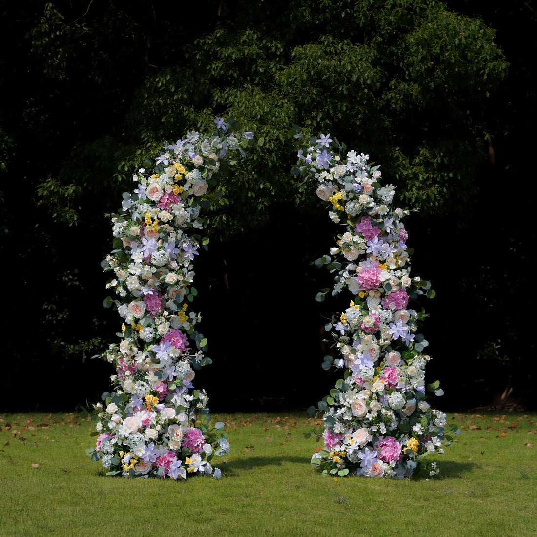 Flower Wall,Artificial Flower,Alexa Arch : 2023 New Wedding Party Background Floral Arch Decoration Including Frame -R854,Rose morning