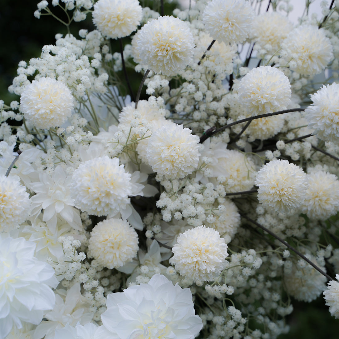 Naomi:2023 New Wedding Party Background Floral Arch Decoration Including Frame -R051 Rose Morning