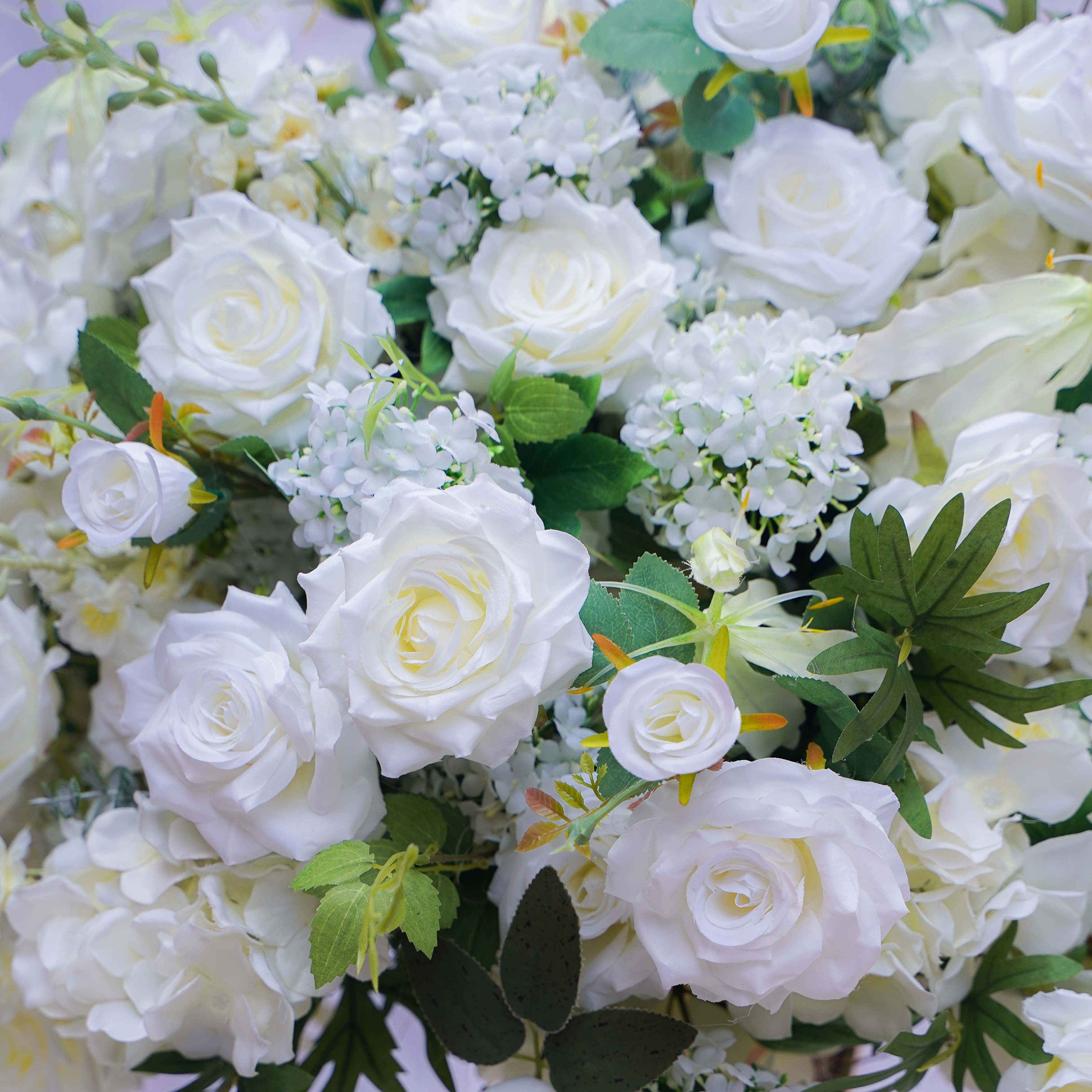 Sleet Flower Ball:Flower Centerpiece Bouquet Table Decoration Flower Ball -R245 Rose Morning