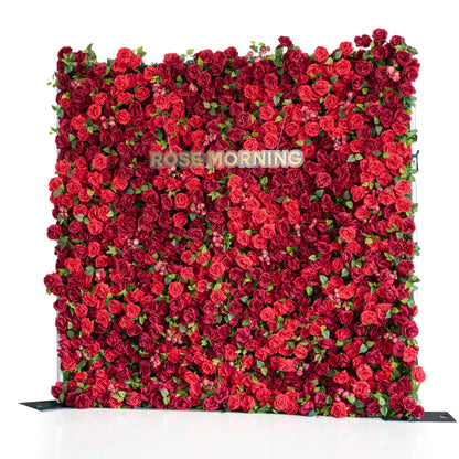 UL801：3D Unique Limited Fabric Artificial rolling up curtain flower wall （The ONLY ONE piece in the world）