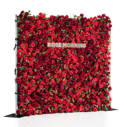 UL801：3D Unique Limited Fabric Artificial rolling up curtain flower wall （The ONLY ONE piece in the world）