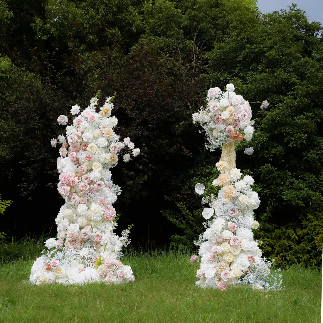Bess :2023 New Wedding Party Background Floral Arch Decoration include Framet--R848 Rose Morning
