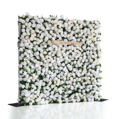UL802：3D Unique Limited Fabric Artificial rolling up curtain flower wall （The ONLY ONE piece in the world）