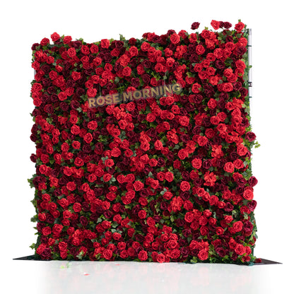 UL803：3D Unique Limited Fabric Artificial rolling up curtain flower wall （The ONLY ONE piece in the world）