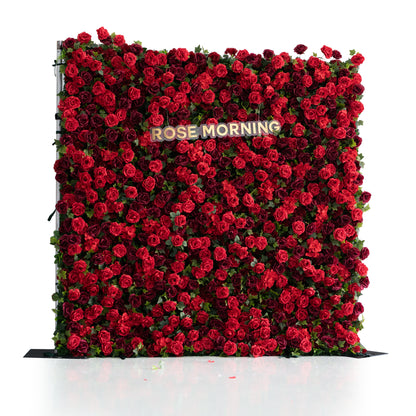 UL803：3D Unique Limited Fabric Artificial rolling up curtain flower wall （The ONLY ONE piece in the world）