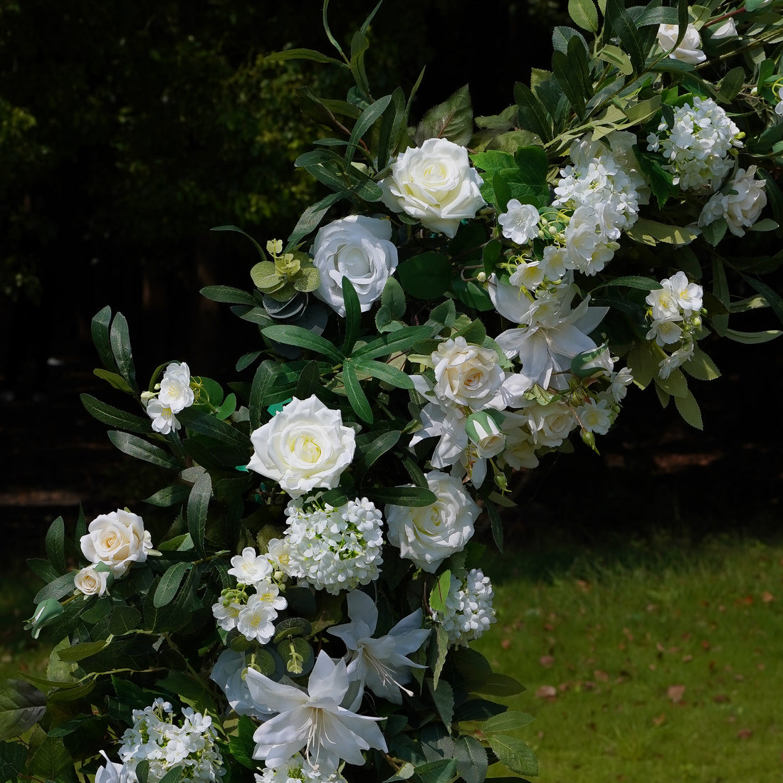 Eudora : 2023 New Wedding Party Background Floral Arch Decoration Including Frame Rose Morning