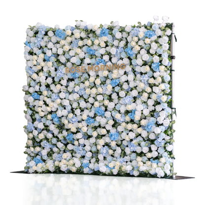 UL804：3D Unique Limited Fabric Artificial rolling up curtain flower wall （The ONLY ONE piece in the world）