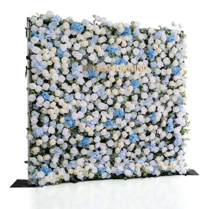 UL804：3D Unique Limited Fabric Artificial rolling up curtain flower wall （The ONLY ONE piece in the world）