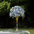 Teal Flower Ball:Flower Centerpiece Bouquet Table Decoration Flower Ball Rose Morning