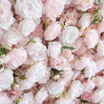 UL831：3D Unique Limited Fabric Artificial rolling up curtain flower wall （The ONLY ONE piece in the world）