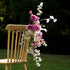 Lotus Root Pink Outdoor Wedding Decorative Chair Back Flowers -R094 Rose Morning