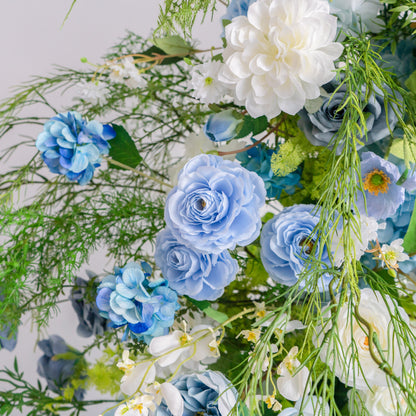 Elia: Wedding Party Background Floral Arch Decoration (Including Frame)
