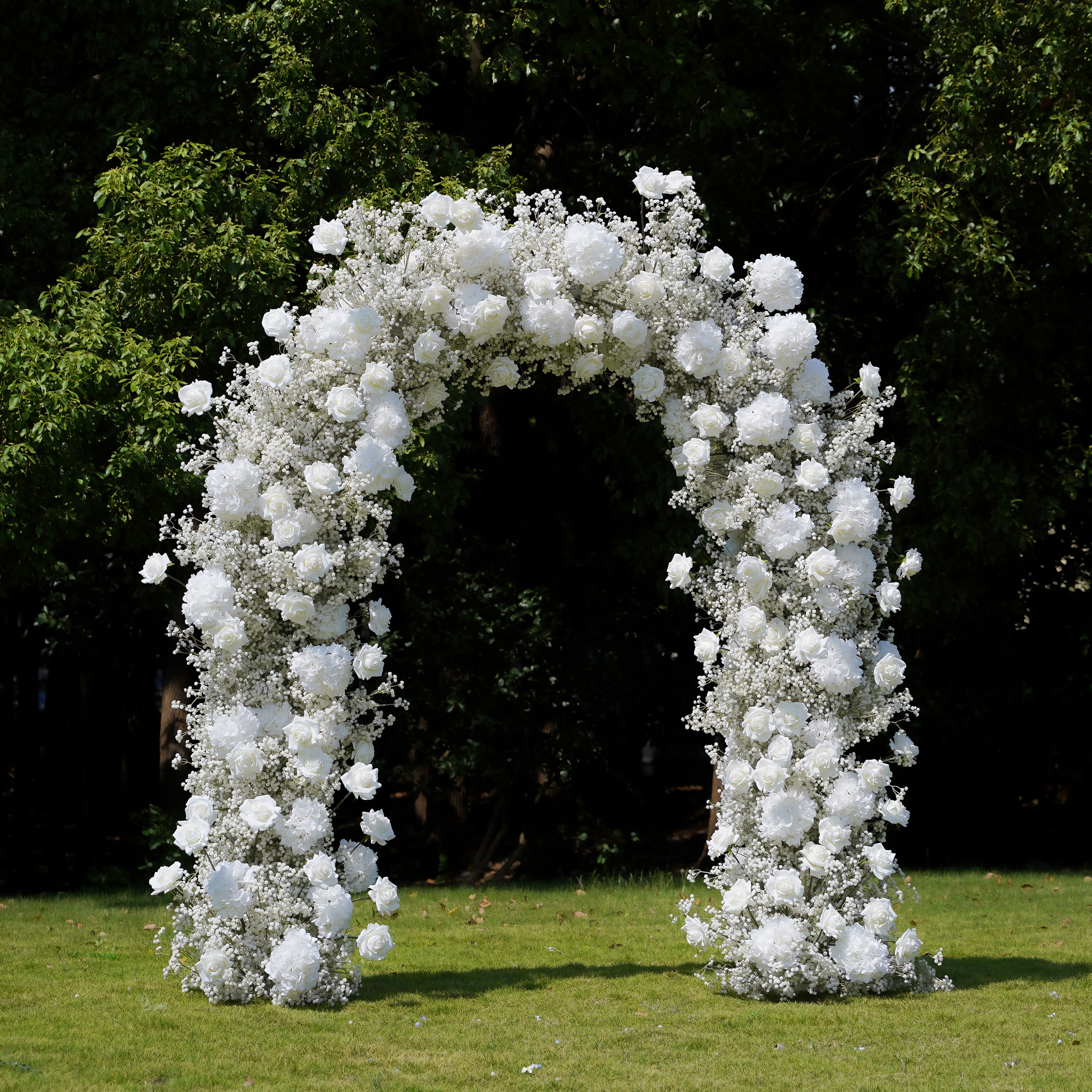 Colee ：2023 New Wedding Party Background Floral Arch Decoration include Framet-R837 Rose Morning