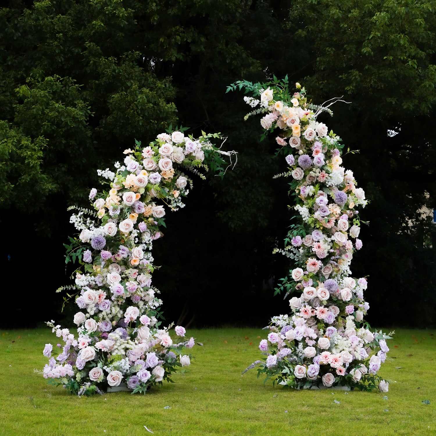 Tee:2023 New Wedding Background Floral Arch Including Frame -R967 Rose Morning