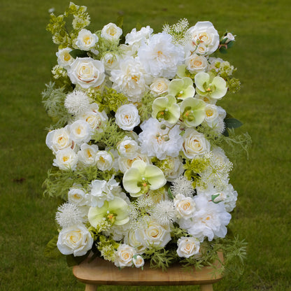 Copy of Gabrielle: 5D 2023 New Fabric Artificial Rolling Up Curtain Flower Wall Rose Morning