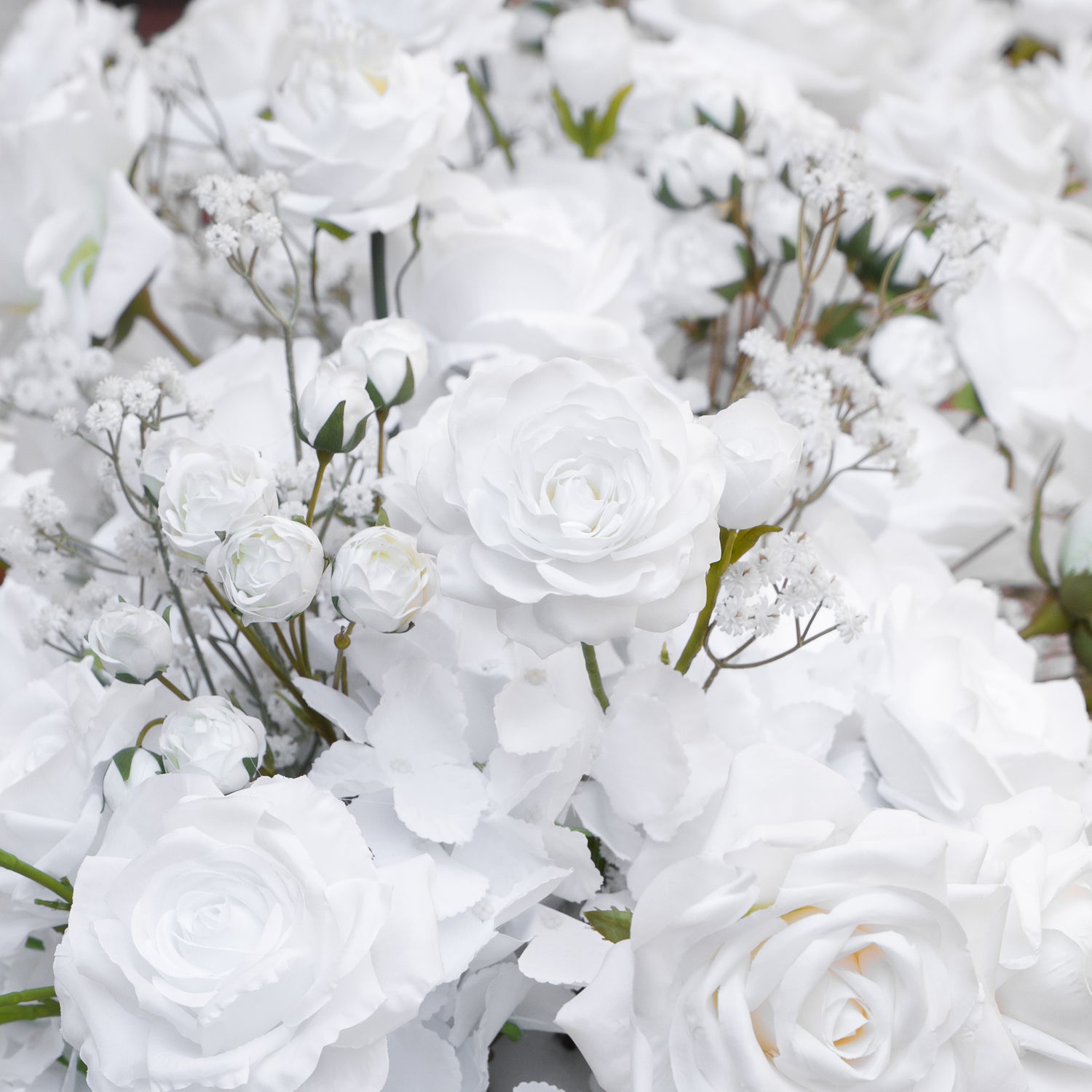 Pick 4 of 6-D: Long strip flower row trailing long table table arrangement table flower