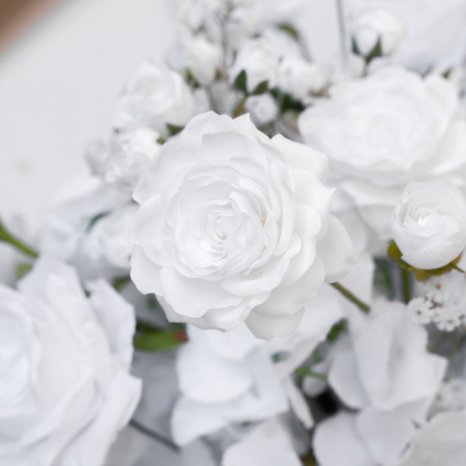 Pick 4 of 6-D: Long strip flower row trailing long table table arrangement table flower