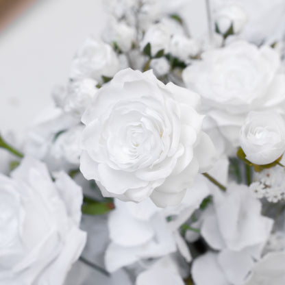 Pick 4 of 6-D: Long strip flower row trailing long table table arrangement table flower