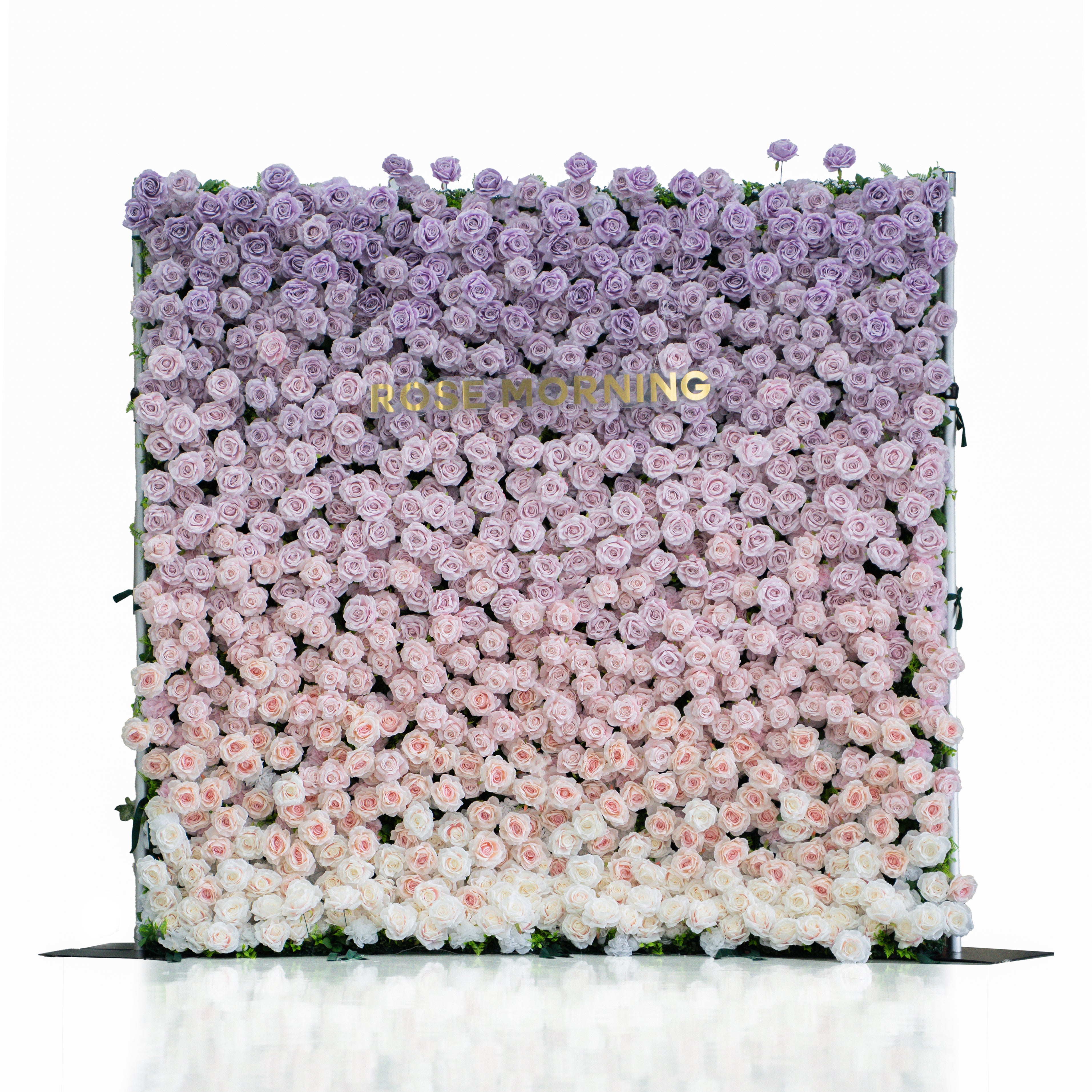 Michelle：3D Fabric Artificial rolling up curtain flower wall